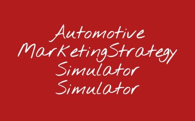Automotive MarketingStrategy Simulator